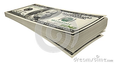 Sheaf of dollars â„–2 Stock Photo